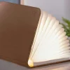 Gingko - LED Smart Booklight - Brown Leather - Large