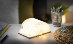 Gingko - LED Smart Fabric Booklight - Coffee Brown - Mini