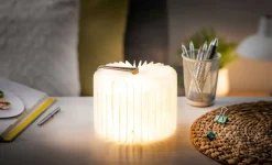 Gingko - LED Smart Fabric Booklight - Coffee Brown - Mini