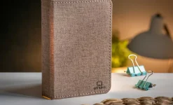 Gingko - LED Smart Fabric Booklight - Coffee Brown - Mini