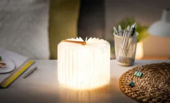 Gingko - LED Smart Fabric Booklight- Coffee Brown