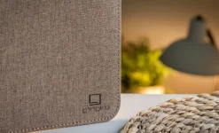 Gingko - LED Smart Fabric Booklight- Coffee Brown