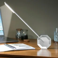Gingko - Octagon One Desk Lamp - Aluminium