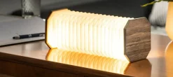 Gingko - Smart Accordion Lamp Walnut