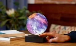 Gingko - Smart Glaxay Lamp Black Wood