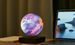 Gingko - Smart Glaxay Lamp Black Wood