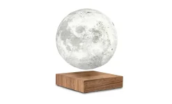 Gingko - Smart Moon Lamp Walnut - sværende månelampe - valnødtræ - 14 cm