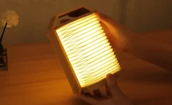 Gingko - Smart Origami Lamp - Bamboo