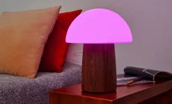Gingko - Super Mini Alice Mushroom Lamp - Walnut