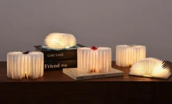 Gingko - Super Mini Smart Book Light - Palm Edition - Coral Red