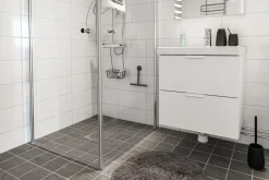 Habo - Badeværelsesmåtte - Camelia - Grå - Ø 60 cm