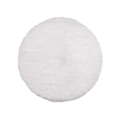 Habo - Badeværelsesmåtte - Camelia - Hvid - Ø 60 cm