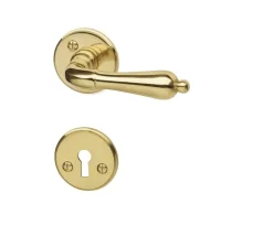 Habo - Denver Dørgreb messing - Passer godt til fyldnings døre og glatte døre