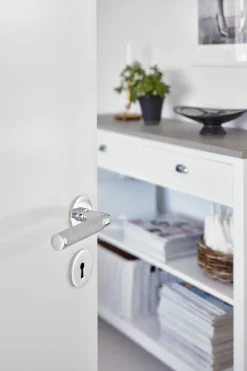 Habo - Dørgreb inkl. nøgleskilte - Lexington - Krom