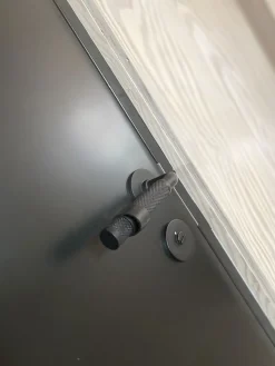 Habo - Dørgrebsstopper - Genbrugsplast - 3 stk. - Sort