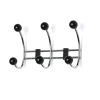 Habo - Knagerække med 3 knager - Berry - krom/sort