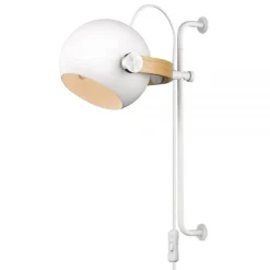 Halo Design - D.C Væglampe Ø18 - Hvid/Eg