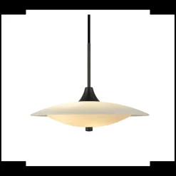 Halo Design - Pendel - Baroni - Ø40 cm - Opal/Sort