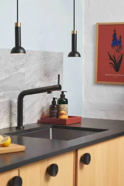 Halo Design - Pendel - Torch - Sort-Antique