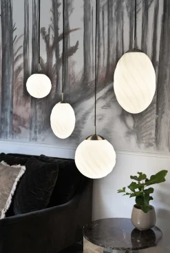 Halo Design - Twist Pendel Ball Ø25 cm - Messing