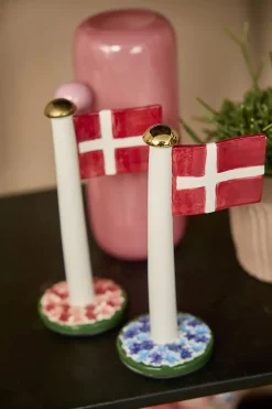 2Have - Flag Dannebrog - 21x12 cm - Flora Blå