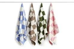 HAY - Badehåndklæde - Check - Sky Blue/Lyseblå - 70 x 136 cm