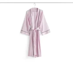 HAY - Badekåbe/Morgenkåbe - Outline Robe - Glacier Multi / Soft Pink - One size