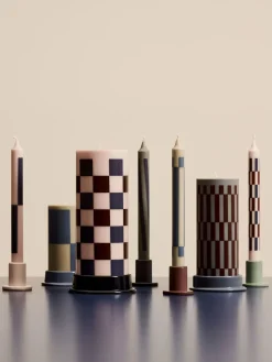 Hay - Bloklys - Column - Medium - Anthrachite & Bordeaux