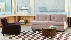 Hay - Bordlampe - Ava Pyramid - Sort/Hvid - H50 cm