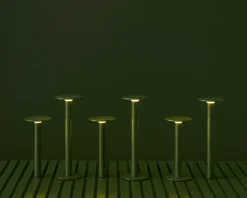 HAY - Bærbar Lampe - Host - H30 cm - Olive