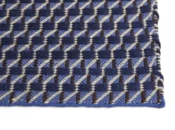 HAY - Channel Rug - 60 x 200 cm - Blue / White