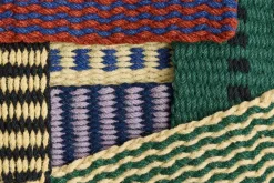 Hay - Coco Door Mat - Dot - Green & Black - Dark green and black - 40 x 80 cm