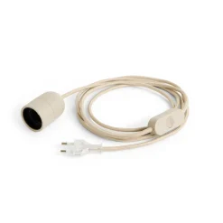 Hay - Common Table Cord Set - Lampefatning med ledning - Beton Grey