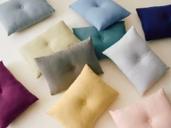 Hay - Dot Cushion - Linen - Light grey