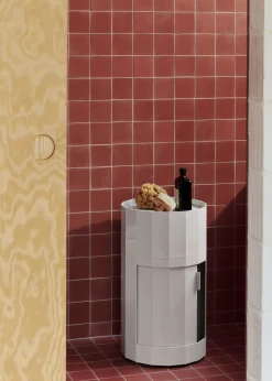 Hay - Facet Cabinet - High - Misty Blue - Blå