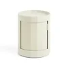 Hay - Facet Cabinet - Low - Eggshell - Hvid - 49 cm - sidebord med hjul