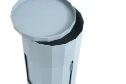 Hay - Facet Cabinet - Low - Eggshell - Hvid - 49 cm - sidebord med hjul