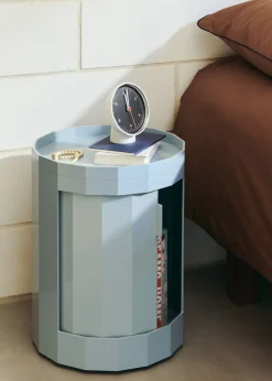 Hay - Facet Cabinet - Low - Anthracite - Sidebord med hjul - H49 cm