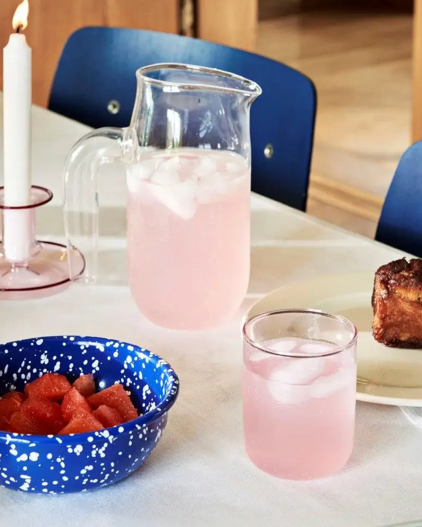 Hay - Flare lysestage - pink