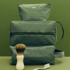 Hay - Grid Pouch - Small - Burgundy