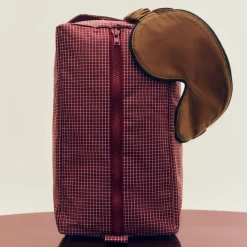 Hay - Grid Wash Bag - Small - Mørk blå