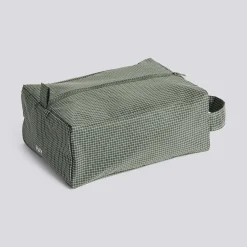 Hay - Grid Wash Bag - Small - Mørk grøn
