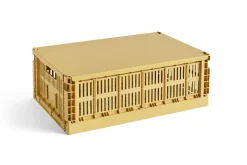 HAY - Låg til Colour Kasse - Recycled - Large - Golden Yellow