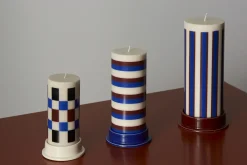 Hay - Lysestage - Column - Large - Lys Blå