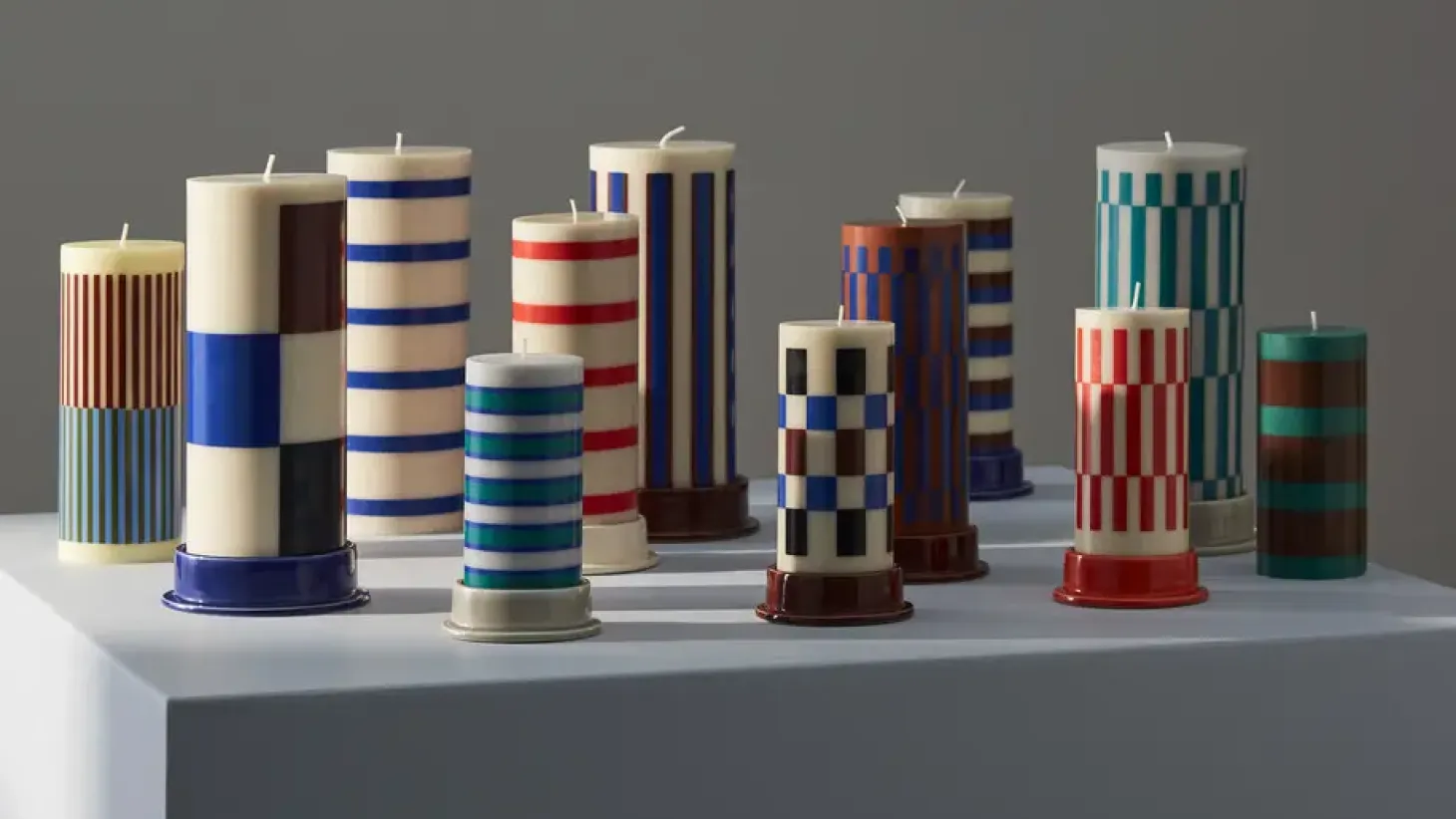 Hay - Lysestage - Column - Large - Midnight Blue