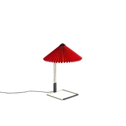 HAY - Matin bordlampe - bright red skærm (small)