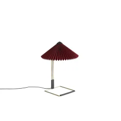 HAY - Matin bordlampe - oxide red skærm (small)