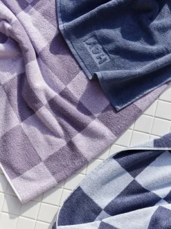 Hay - Mono Hand Towel (Organic) - W50 x L90 - Steel Blue - Steel blue - 229