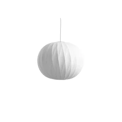 HAY - NELSON Ball Crisscross Bubble Pendant - Medium - off white