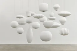 HAY - NELSON Pear Bubble Pendant - Medium - Off white